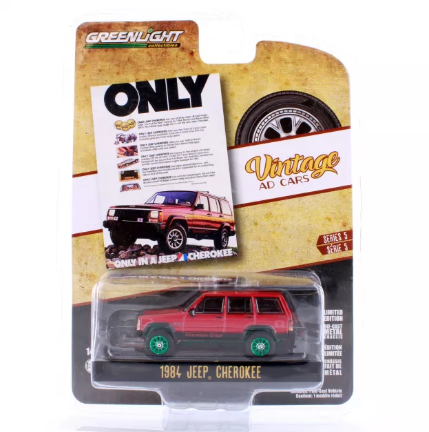 Greenlight Jeep Cherokee 1984 1:64 39080F