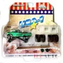 Greenlight Chevrolet K-10 Monster Bigfoot Usa-1 With Trailer 1970 1:64 30101