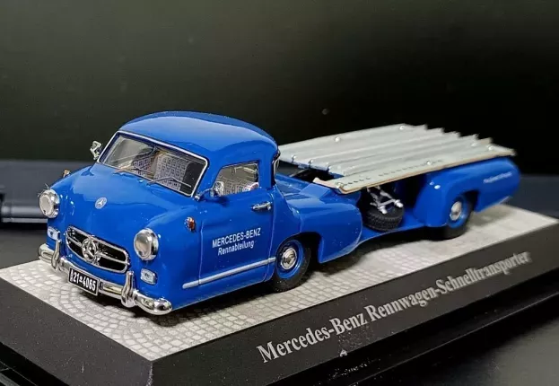 Premium Classixxs Mercedes Car Transporter Truck Mercedes Race Car 1954 1:43 12225
