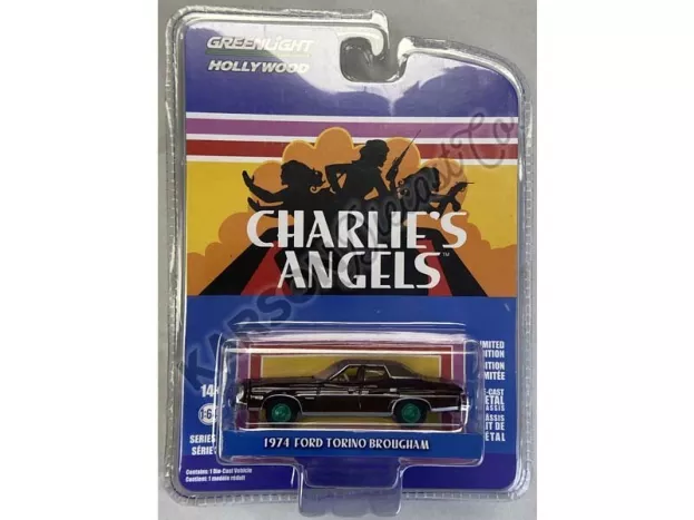 Greenlight Ford Torino Brougham 1974 Charlie's Angels 1:64 44970A