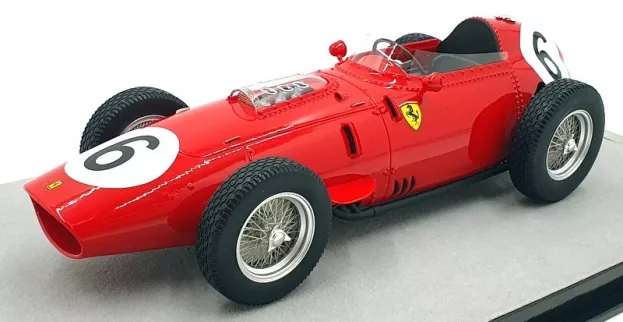 Tecnomodel Ferrari F1 Dino 246 256 Team Scuderia Ferrari N 6 2nd Avus Germany Gp 1959 Daniel Gurney 1:18 TM18-244D