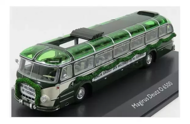 Schuco Magirus Deutz O6500 Autobus Winner Team Football World Cup Wm Open Roof 1954 1:43 09041