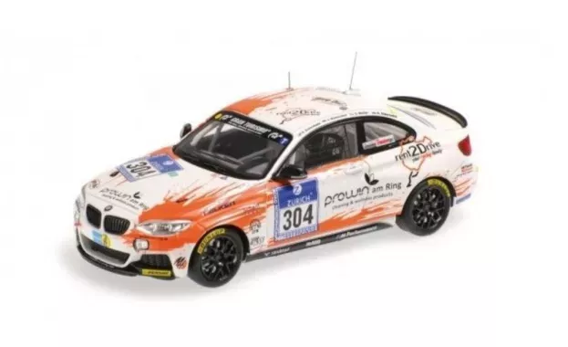 Minichamps Bmw 2-series M235i Team Rent2drive Racing N 304 24h Nurburgring 2015 Ackermann Wiskirchen 1:43 437152504