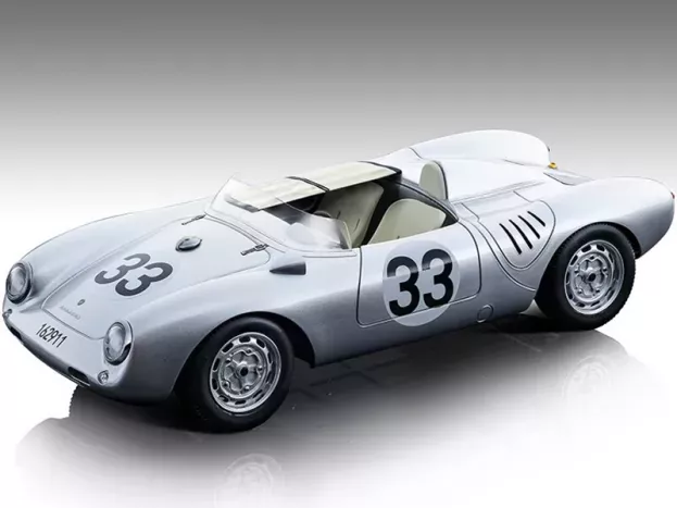 Tecnomodel Porsche 550a Team Porsche Kg N 33 24h Le Mans 1957 H.hermann R.von Frankenberg 1:18 TM18-141C