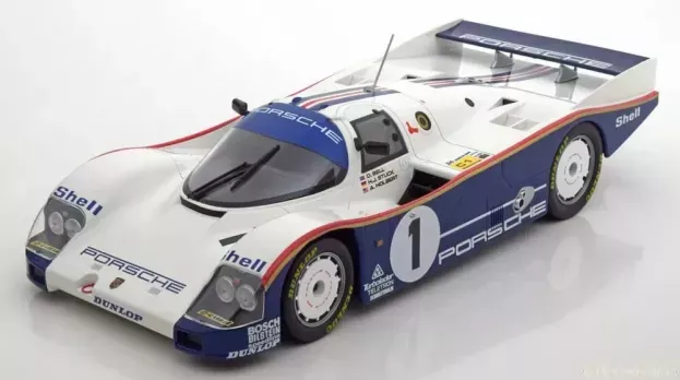 Norev Porsche 962c 2.6l Turbo Team Rothmans Porsche N 1 Winner 24h Le Mans 1986 H.j.stuck D.bell A.holbert 1:18 187400