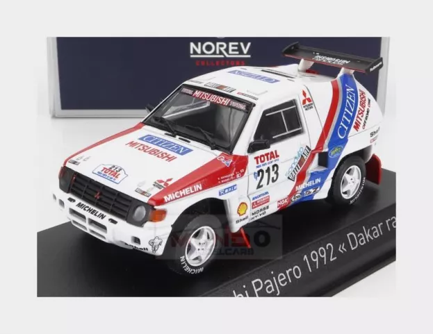 Norev Mitsubishi Pajero N 213 3rd Rally Dakar 1992 K.shinozuka H.magne 1:43 800163