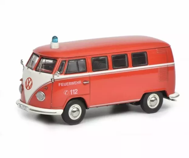 Schuco Volkswagen T1b Bus Feuerwehr 1964 1:43 450368800