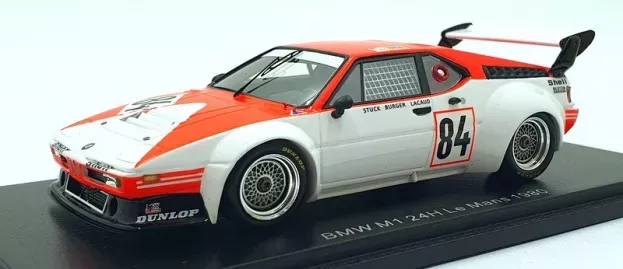 Spark Bmw M1 M88 3.5l Team Bmw Motorsport Gmbh N 84 24h Le Mans 1980 H.j.stuck D.lacaud H.g.burger 1:43 S6403