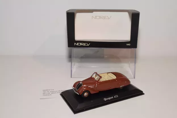 Norev Peugeot 402 Eclipse 1937 Cabriolet 1:43 474201