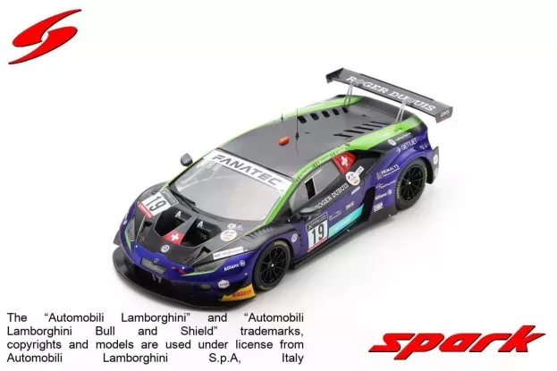 Spark Lamborghini Huracan Gt3 Evo Team Emil Frey Racing N 19 24h Spa 2022 L.roussel A.rougier G.altoe 1:18 18SB059