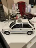1:18 OTTO MOBILE OT967 FORD FIESTA XR2i MK3 WHITE FAST FORD OTTOMOBILE