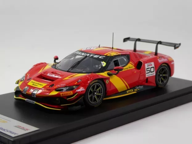 Looksmart Ferrari 296 Gt3 3.0l Twin Turbo V6 Team Af Corse Francorchamps Motorts N 50 24h Spa 2023 Simon Mann Ulysse De Pauw Julien Piguet Nicolas Varrone 1:43 LSRC178