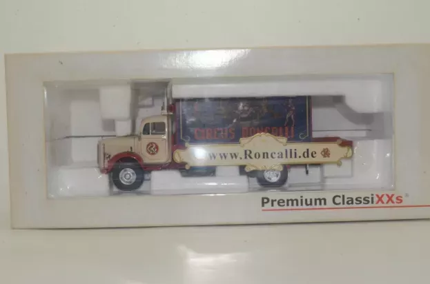 Premium Classixxs Mercedes L3500 Truck Circus Roncalli 1:43 12454