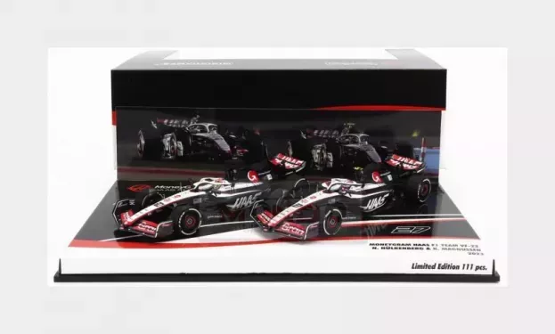 Minichamps Haas F1 Set 2x Vf-23 Team Moneygram Haas N 20 Season 2023 Kevin Magnussen + N 27 Season 2023 Nico Hulkenberg 1:43 447232720