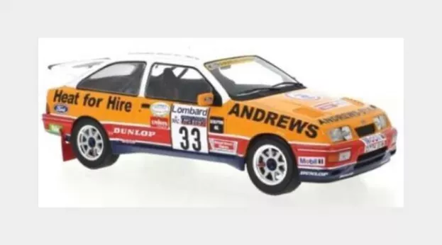 IXO Models Ford Sierra Rs Cosworth Ndrews N 33 Rally Rac Lombard 1989 R.brookes N.wilson 1:18 18RMC115.22