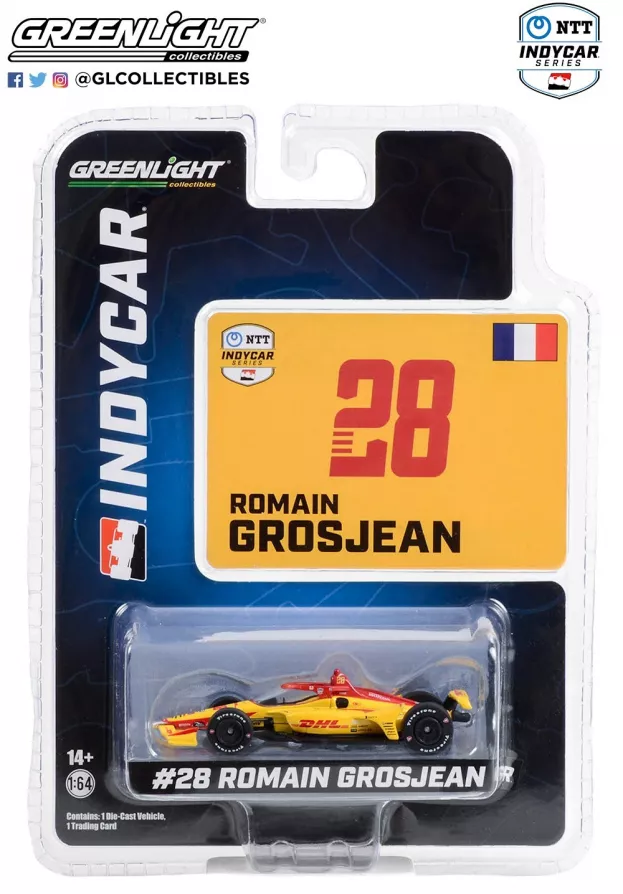 Greenlight Honda Team Andretti Autosport Dhl N 28 Indy 500 Indycar Series 2023 Roman Grosjean 1:64 11555