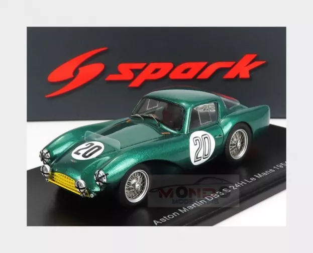 Spark Aston Martin Db3 S 2.9l S6 Team Aston Martin Lagonda N 20 24h Le Mans 1954 Prince Birabongse Bhanubandh b.bira P.collins 1:43 S2435