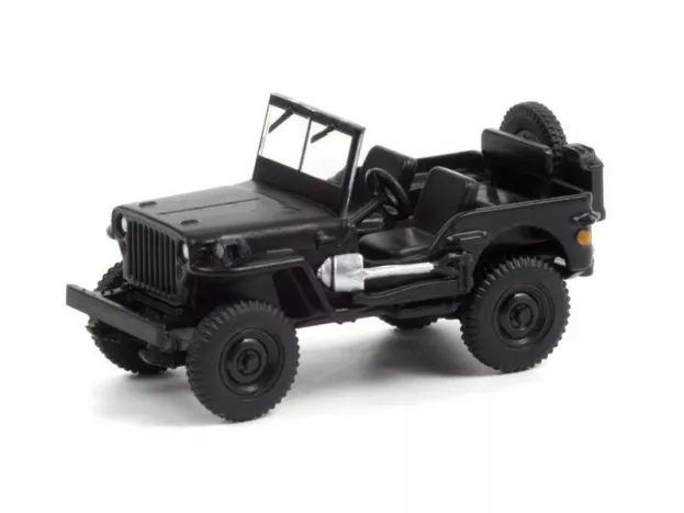 Greenlight Jeep Willys 1942 Black Bandit 1:64 28070A