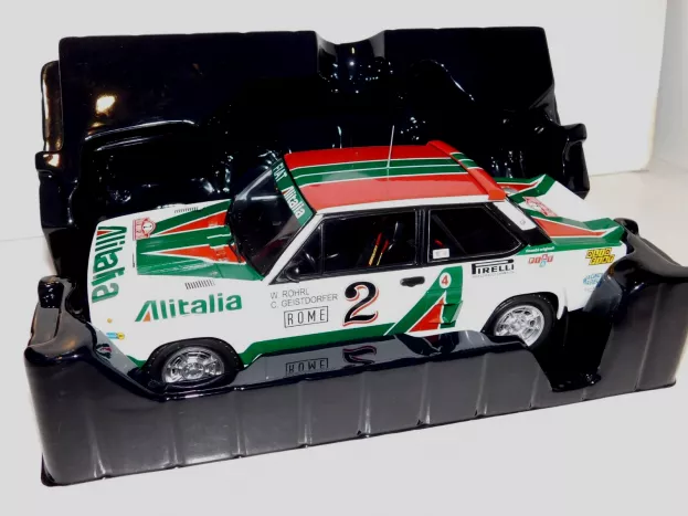 IXO Models Fiat 131 Abarth Alitalia N 2 4th Rally Monte Carlo 1978 W.rohrl C.geistdorfer 1:18 18RMC009