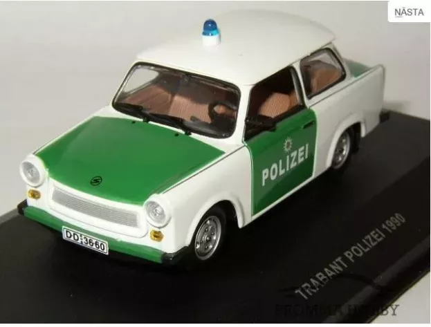 IXO Models Trabant Polizei 1990 1:43 REPCLC16
