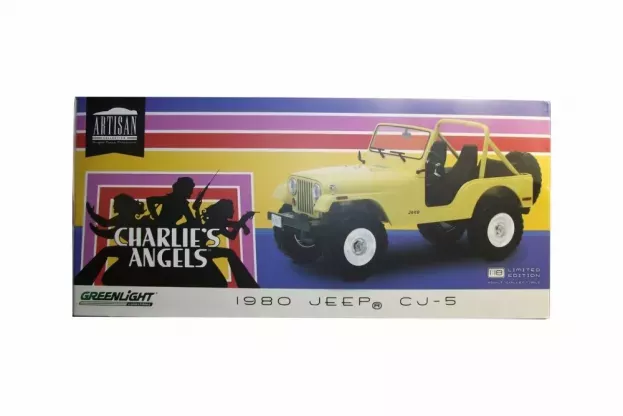 Greenlight Jeep Cj-5 Open 1980 Charlie's Angels 1:18 19078