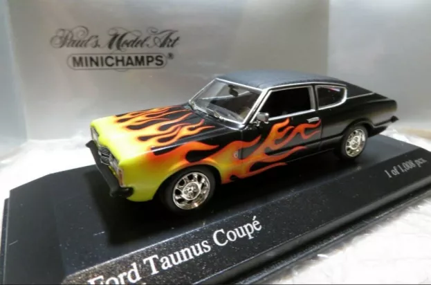 Minichamps Ford Taunus Coupe With Flame 1970 1:43 400081322