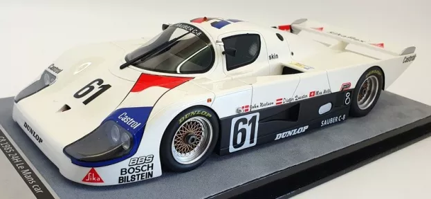 Tecnomodel Sauber C8 Mercedes M117 5.0l Turbo V8 Team Sauber Racing N 61 24h Le Mans 1985 D.quester J.nielsen M.welti 1:18 TM18-138A