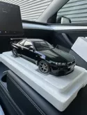 1/18 Nissan Skyline GT-R R34 V Spec Il 2001 Black Pearl Model by AUTOart 77407