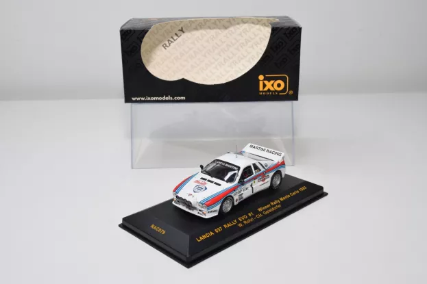 IXO Models Lancia 037 N 1 Martini Winner Rally Montecarlo 1983 W.rohrl Ch.geistdorfer 1:43 RAC079