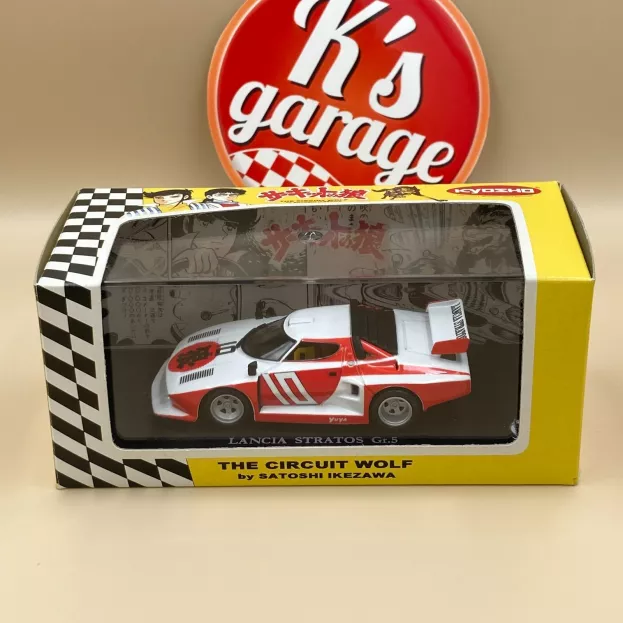 Kyosho Lancia Stratos Turbo Gr.5 N 10 The Circuit Wolf By Satoshi Ikezawa 1:43 03142W