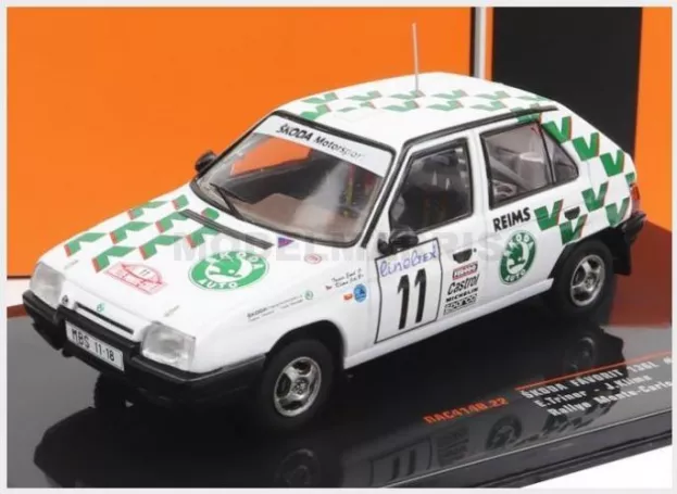 IXO Models Skoda Favorit 136l Team Skoda Motorsport N 11 Rally Montecarlo 1993 E.triner J.klima 1:43 RAC414B.22