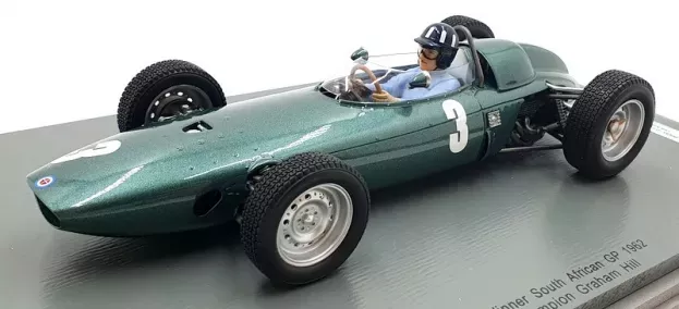 Spark Brm F1 P57 N 3 Winner South Africa Gp Graham Hill 1962 World Champion 1:18 18S225