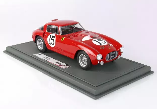 BBR Ferrari 340mm 4.1l V12 S n0320 Team Scuderia Ferrari N 15 24h Le Mans 1953 P.marzotto G.marzotto Con Vetrina With Showcase 1:18 BBR1852A-VET