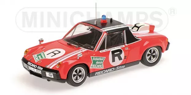 Minichamps Porsche 914 6 Ons R2 1974 Servizio Di Sicurezza In Pista 1:43 400746500