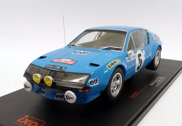 IXO Models Renault Alpine A310 1800 N 5 Rally Montecarlo 1975 J.l.therier M.vial 1:18 18RMC036A
