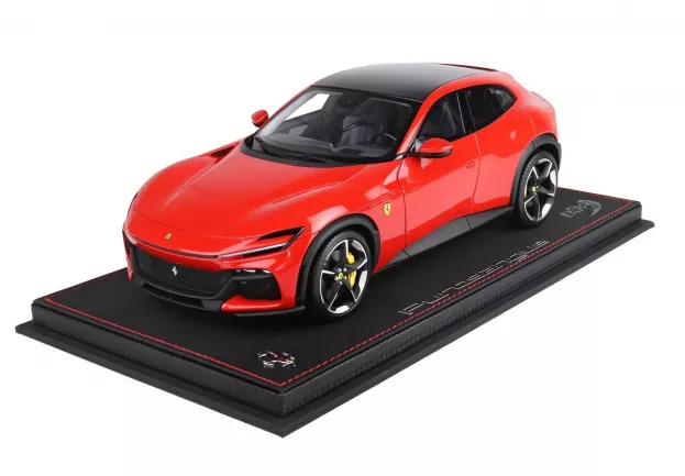 BBR Ferrari Purosangue Suv 2022 Con Vetrina With Showcase 1:18 P18219BCF-VET