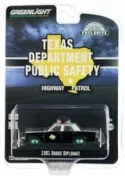 GREENLIGHT 1:64 1981 DODGE DIPLOMAT TEXAS HIGHWAY PATROL MODEL CAR 30303 chase