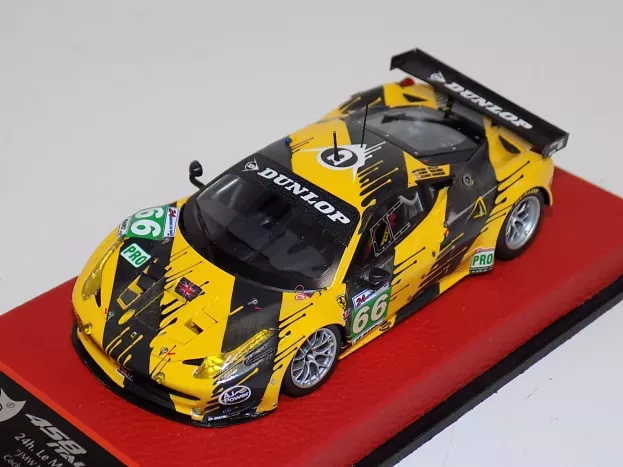 BBR Ferrari 458 Italia 8c Gt2 Team Jmw Motorsport N 66 24h Le Mans 2011 R.bell T.sugden X.maassen 1:43 BBRC64