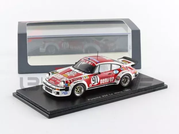 Spark Porsche 911 934 3.0l F6 Turbo Team Asa Cachia N 91 24h Le Mans 1980 C.bussi B.salam C.grandet 1:43 S4421