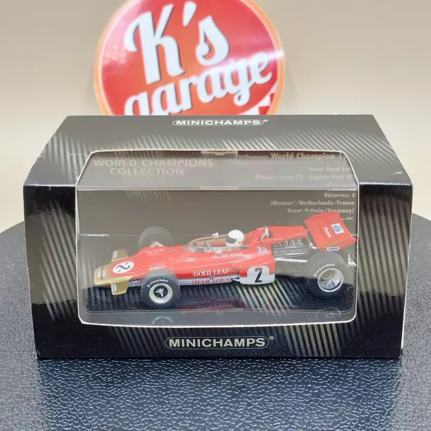 Minichamps Lotus F1 72 Ford N 2 Jochen Rindt Season 1970 World Champion 1:43 436700005