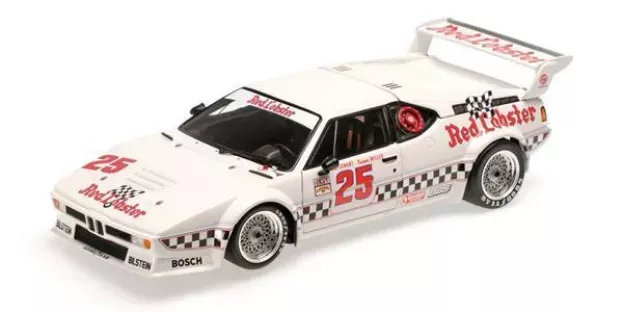 Minichamps Bmw M1 Team Red Lobster N 25 Winner Gto Class La Time Gp 1981 C.miller 1:18 180812925