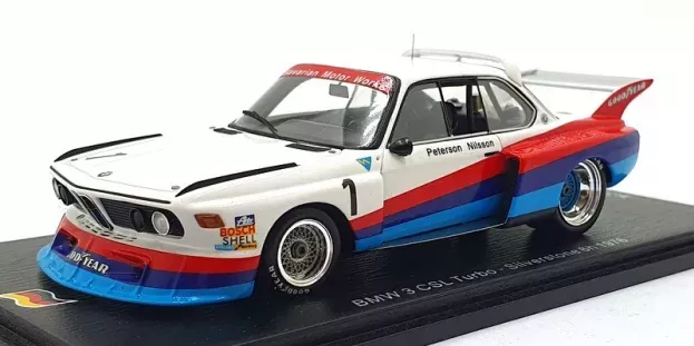 Spark Bmw 3.5 Csl Turbo N 1 6h Silverstone 1976 R.peterson G.nilsson 1:43 SG376