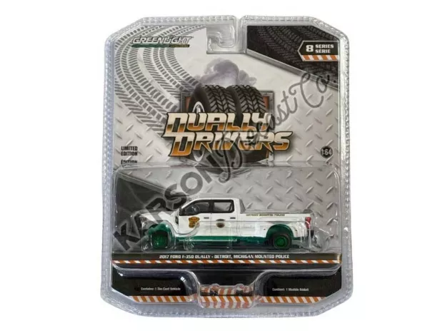 Greenlight Ford F-350 Pick-up Double Cabine Detroit Police 2017 1:64 46080D