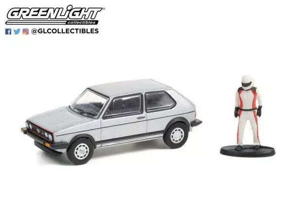 Greenlight Volkswagen Golf Mki Gti With Racer Car Driver Figure 1976 1:64 97110C