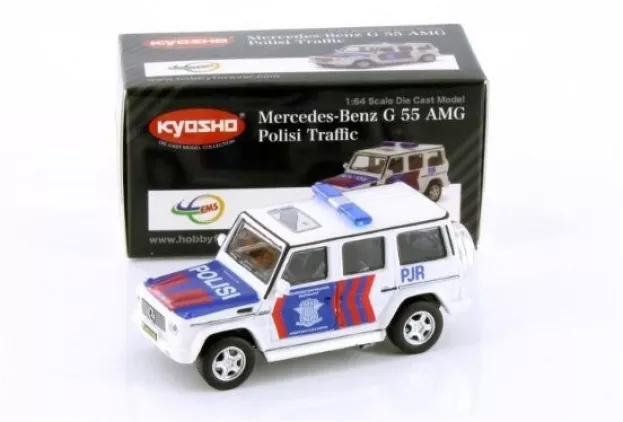 Kyosho Mercedes G-class G55 Amg Polisi Traffic 2018 1:64 07021H3