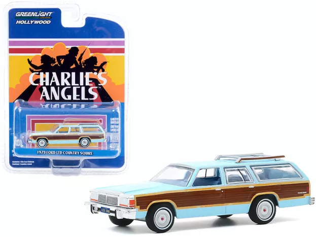 Greenlight Ford Ltd Contry Squire Station Wagon 1979 Charlie's Angels 1:64 44890E