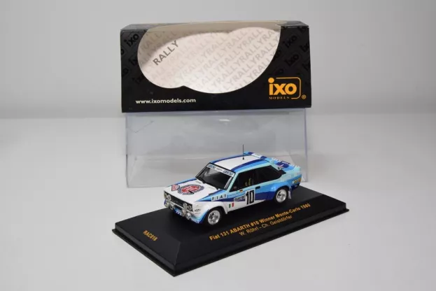 IXO Models Fiat 131 Abarth Team Fiat Italia N 10 Winner Rally Montecarlo 1980 W.rohrl C.geistdorfer 1:43 RAC018