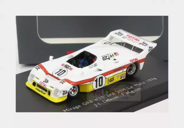 Spark Mirage Gr8 Cosworth Dfv 3.0l V8 Team Grand Touring Cars Inc. N 10 2nd 24h Le Mans 1976 Jean Louis Lafosse Francois Migault 1:87 87S163