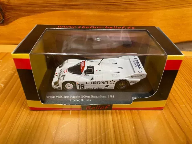 CMR Porsche 956k Team Warsteiner N 19 5th 1000km Brands Hatch 1984 S.bellof H.grohs 1:43 SBC015