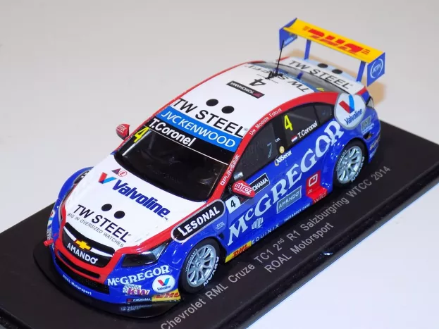 Spark Chevrolet Cruze Tc1 N 4 2nd Wtcc Salzburgring 2014 T.coronel 1:43 S2457